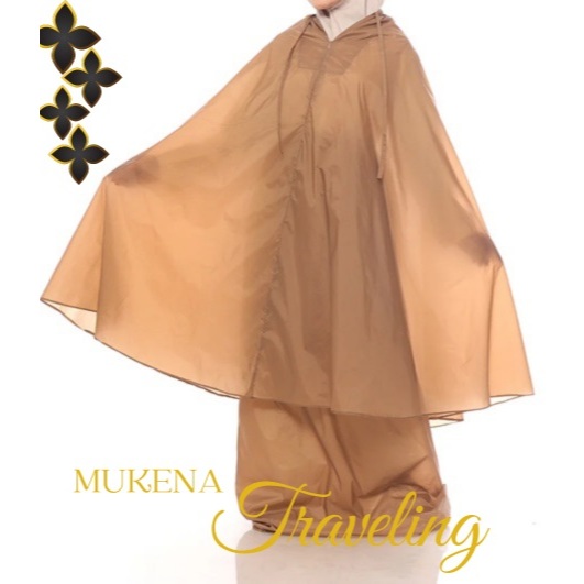{SG} Mukena Traveling Polos Mini Pouch, MUKENA TRAVELING, Mukena Dewasa Trevelling 2in1
