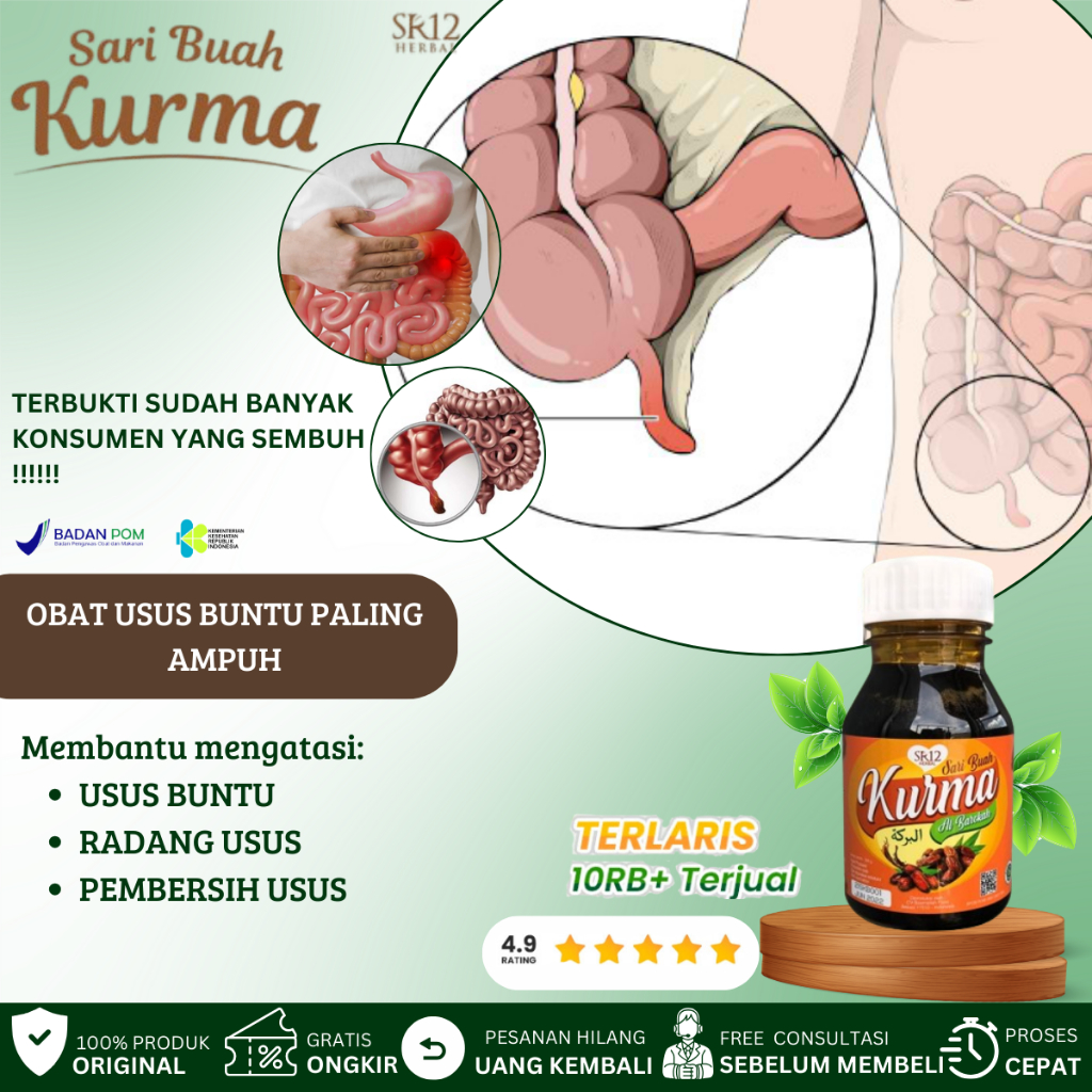 Obat Usus Buntu Paling Ampuh, Radang Usus, Usus Besar Bermasalah, Usus Buntu Tanpa Operasi, Sakit Us