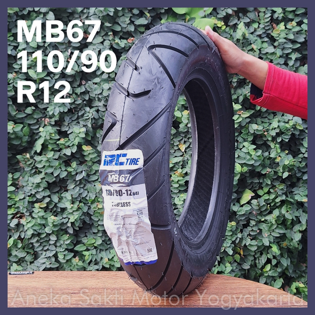 Ban Motor IRC MB 67 ( MB67 ) 110/90-12 Tubeless Ban Luar R12 freego scoopy
