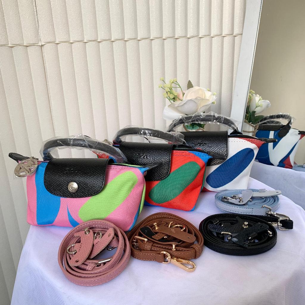 TAS WANITA LONGCHAM ROBERT INDIANA POUCH WITH STRAP