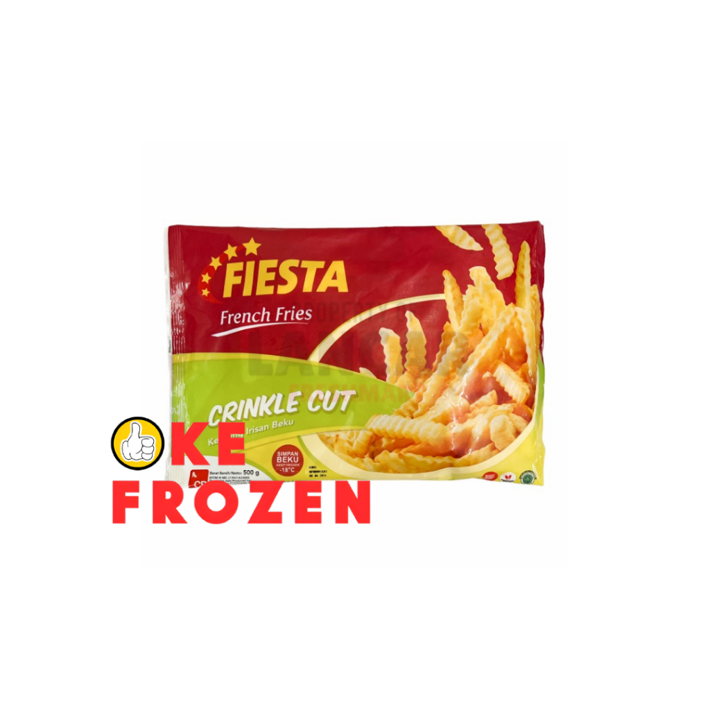 

FIESTA FRENCH FRIES CRINKLE CUT 500GR FRENCH FRIES