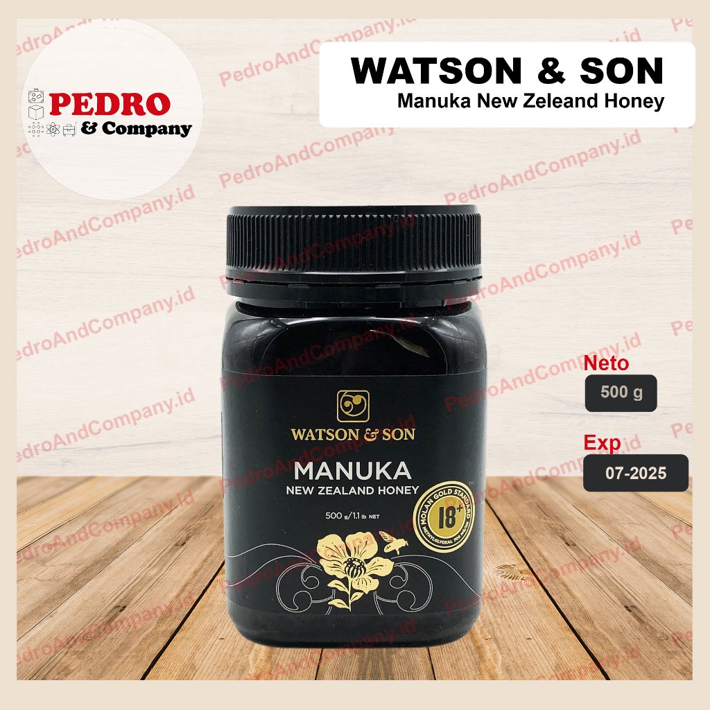 

Watson & Son - Manuka New Zealand honey/ madu 18+ (500 gr)