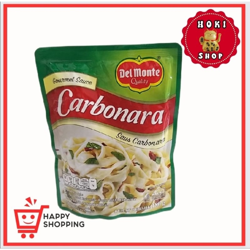 

Delmonte Gourmet Sauce Carbonara 180gr / Delmonte Saus Carbonara/ Delmonte Carbonara