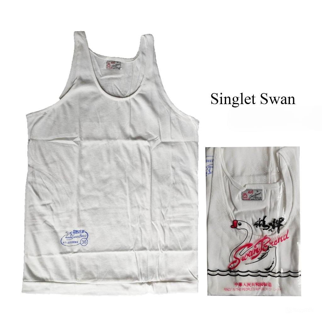 Singlet Pria Swan Brand Size 36, 38, 40, 42/ Kaos Dalam Pria Swan Brand / Tanktop Pria Swan Brand