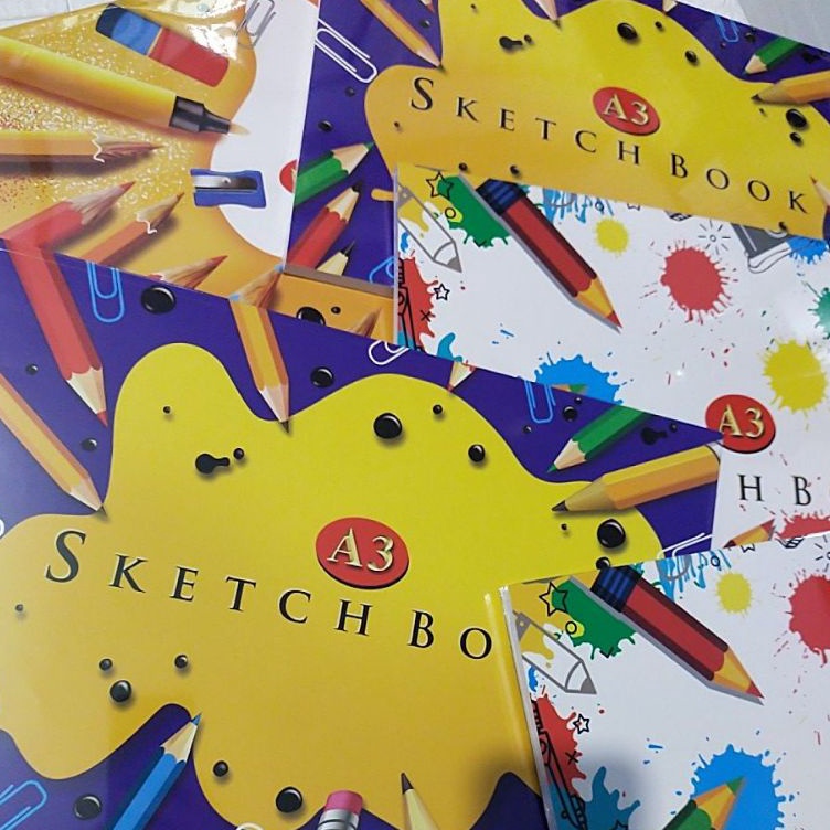 

Sketch Book Buku Gambar A3 Kiky 5lbr KODE J2A5