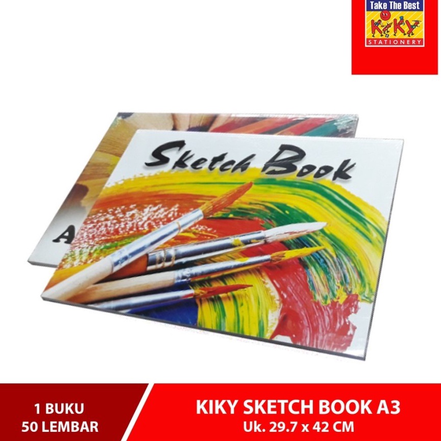 

1pcsKIKY Sketch Book Buku Sketsa Ukuran A3 isi 5 lembar KODE K2Y5