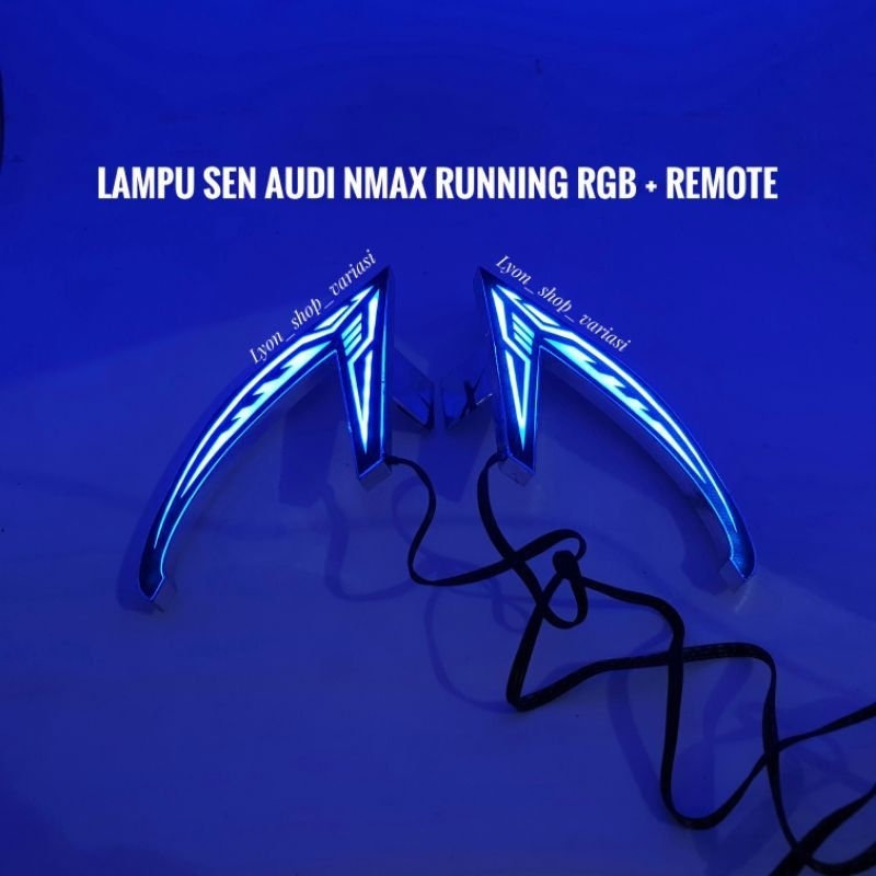 Lampu Alis Audi Sen Alis Audi Nmax RGB Running Plus Remote Control