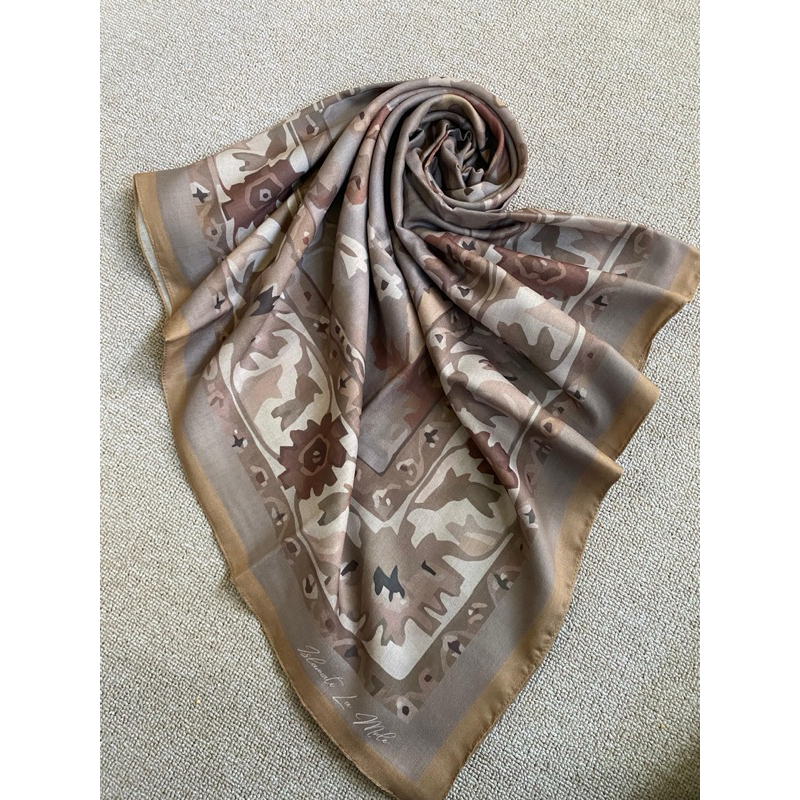 WB SCARF ||WALIBAROKAH SCARF TERBARU || WB SCARF || VOAL ECO WB ||segiempat motif terbaru