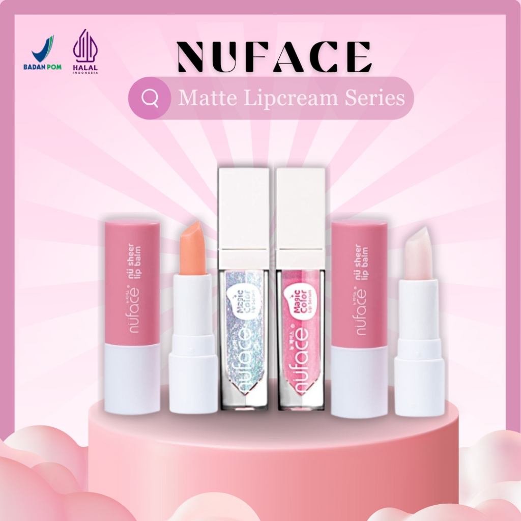 NUFACE Lip Balm and Lip Magic Color Serum Series | Serum Bibir | Pelembab Bibir