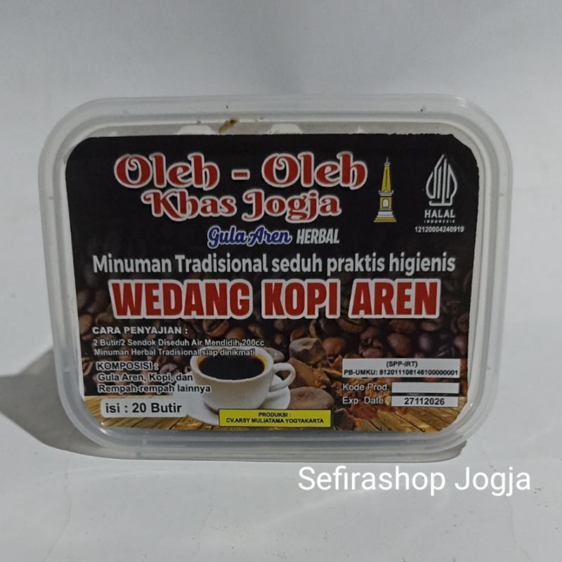 

Wedang Kopi Aren Kemasan Cup 20 Butir /Wedang Aren Jahe Merah Sereh Kencur Kunyit Putih Mint Temulawak Kopi Aren