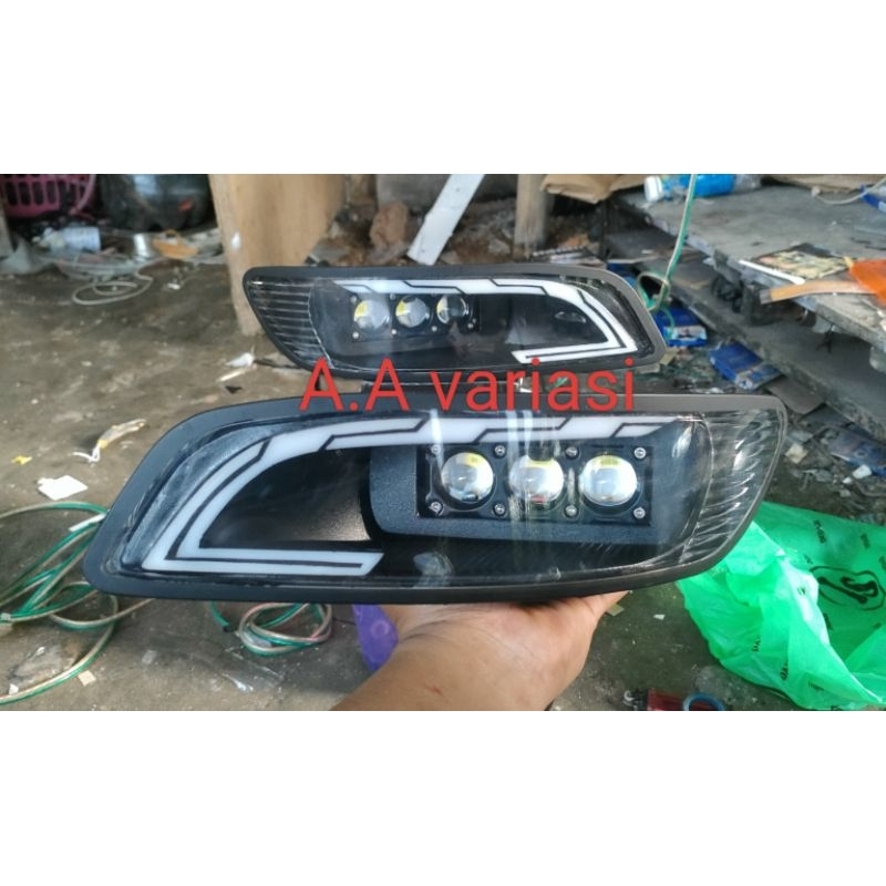 costume foglamp kijang kapsul tahun 2004