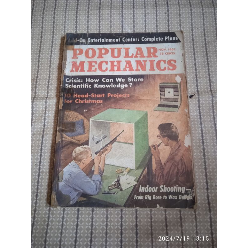 majalah import popular mechanics November 1962