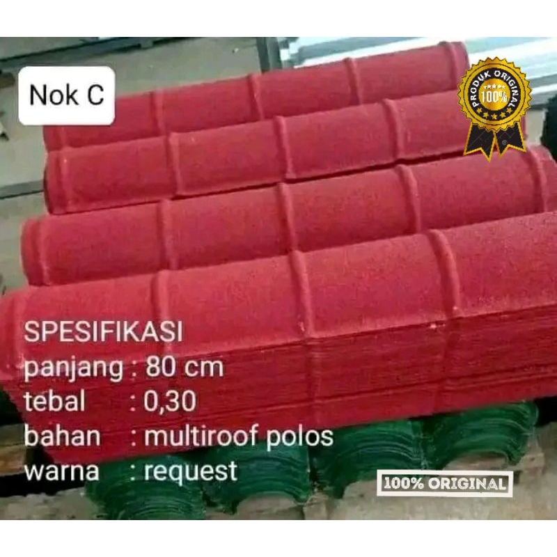Nok/wuwung Genteng Pasir Type C