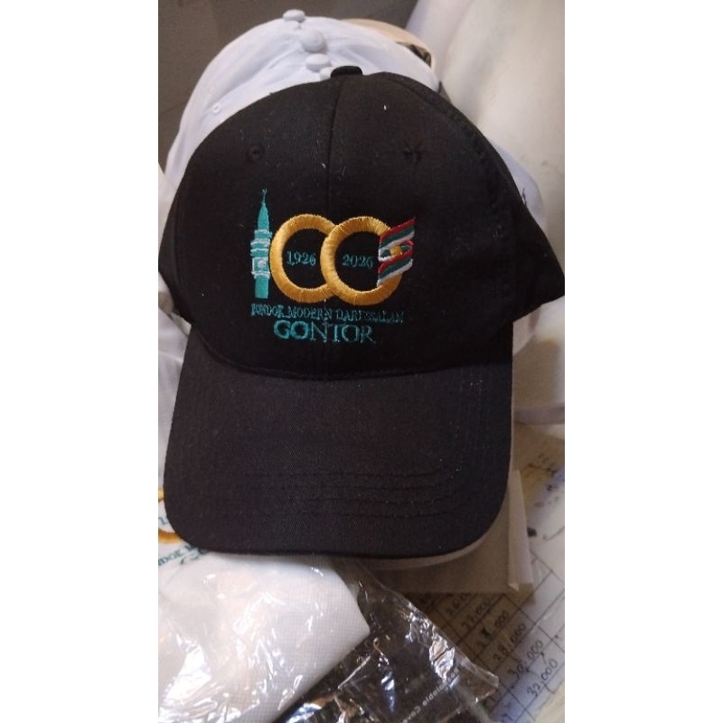topi bordir 100 tahun gontor