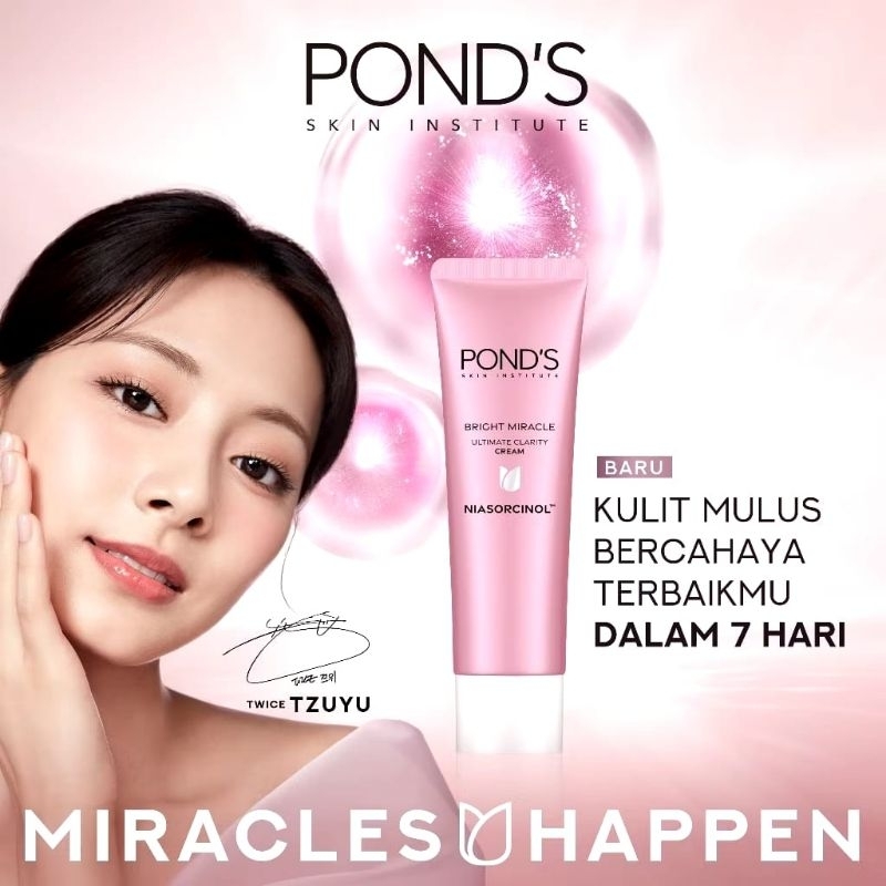 Ponds Bright Beauty Krim Wajah Serum Day Cream Pencerah Wajah - 20gr | Brightening Cream