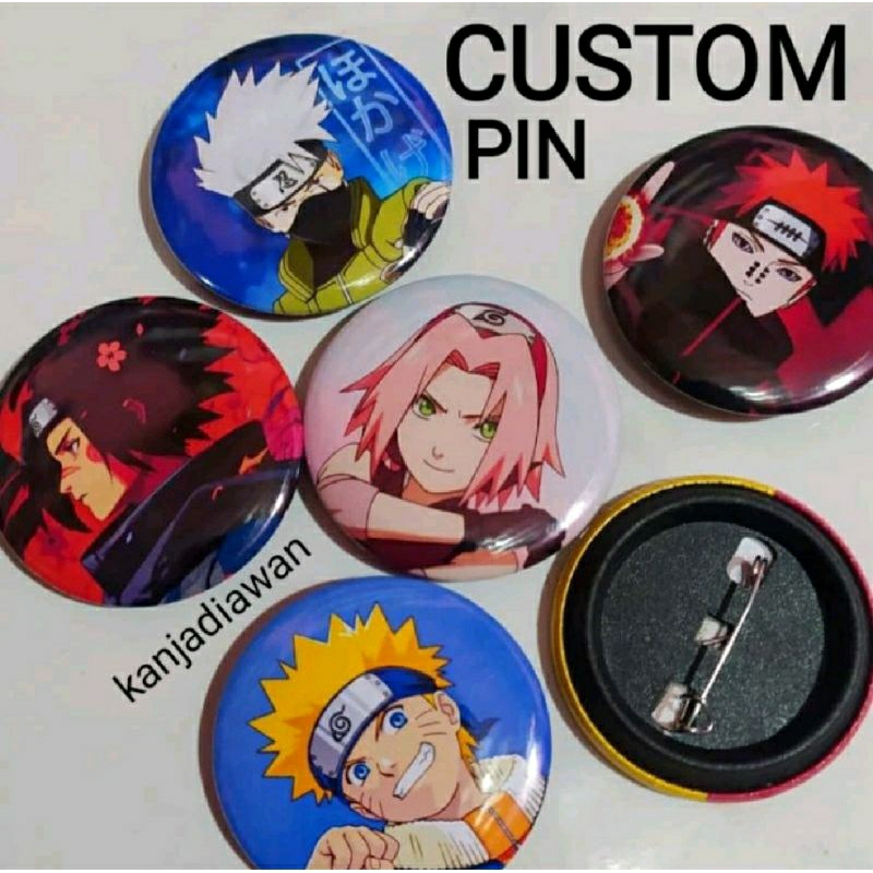 Pin Naruto Shippuden Custom Pin Anime