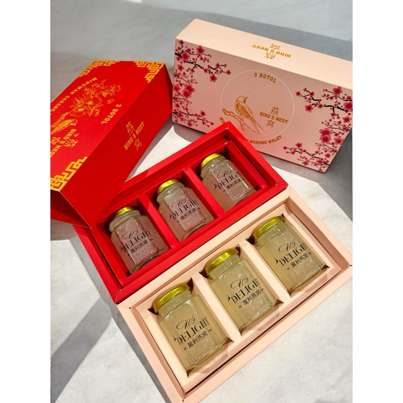 

MINUMAN SARANG BURUNG WALET [100ml - 3gr sarang burung asli] isi 3 packaging premium