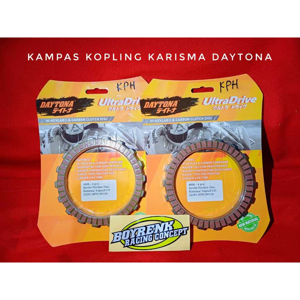 KAMPAS KOPLING PLAT KOPLING SUPRA X 125 KARISMA DAYTONA