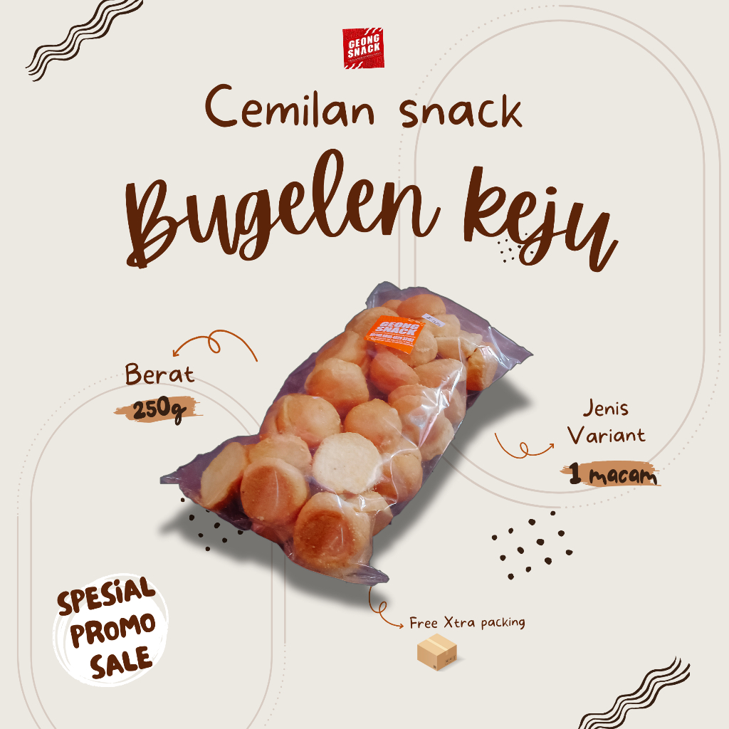 

Geong Snack - Bugelen Keju 250g