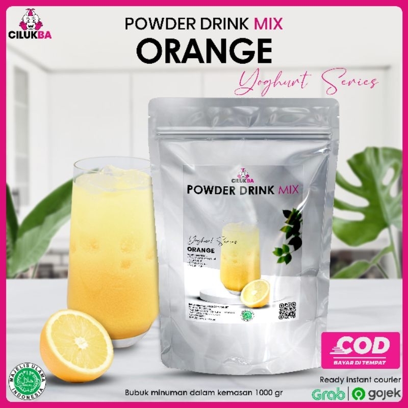 

Bubuk Minuman Instan Rasa Orange Yoghurt 1 kg / Powder Drink Mix