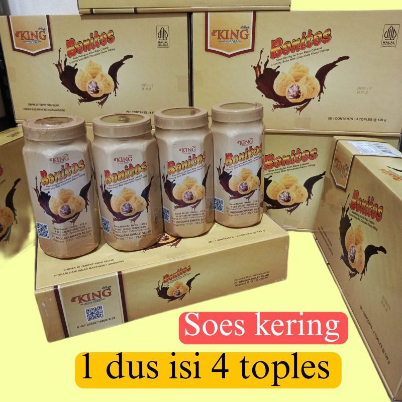 

Soes kering kemasan Toples 1 dus