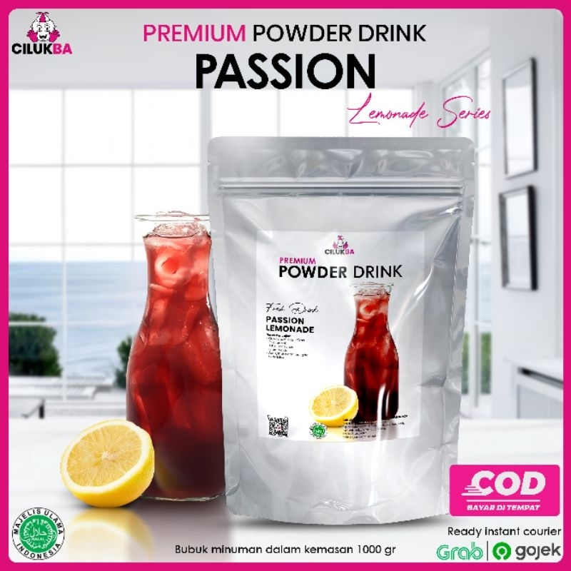 

Cilukba Bubuk Minuman Premium Rasa Passion Lemonade 1 kg / Premium Powder Drink