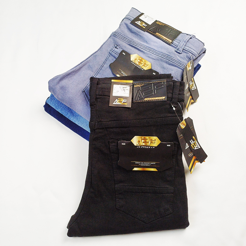 Celana Stretch Soft Jeans Slim Fit Pria Ukuran 27-38 Bahan Premium Denim