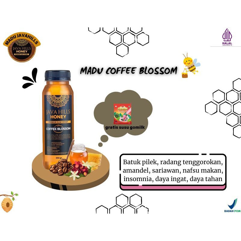 

MADU COFFEE BLOSSOM JAVAHILLS HONEY 320ml |Madu MURNI | Raw Honey 100%