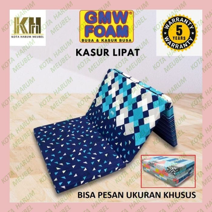 kasur busa lipat tebal 5 cm kasur lipat tebal 10 cm patah lipat 3 travelbed travel bed garansi 5 tah