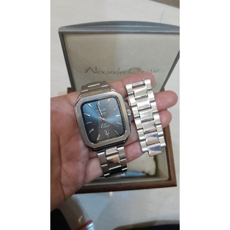 Jam Alexandre Christie 8687MD Second Original Classic Steel PRIA