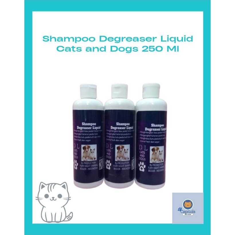 Shampoo Degreaser Grooming Cat and Dog 250 ml