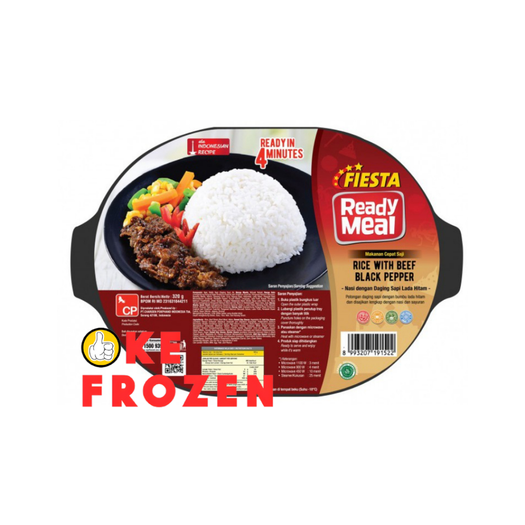 

FIESTA READY MEAL RICE WITH BEEF BLACK PEPPER 320GR