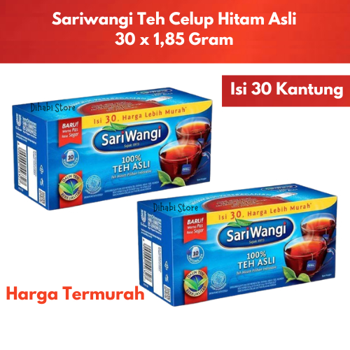 

SariWangi Teh Celup Hitam Asli 30 x 1.85 g