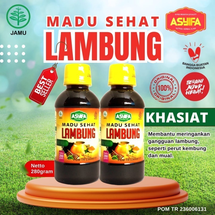 Madu sehat lambung asyifa garansi 100% ORI spesial maag dan asam lambung