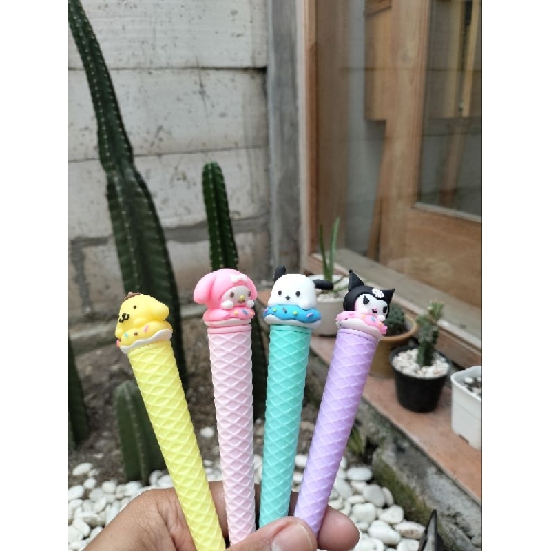 

Pulpen Karakter Kuromi, Melody dan Pompurin