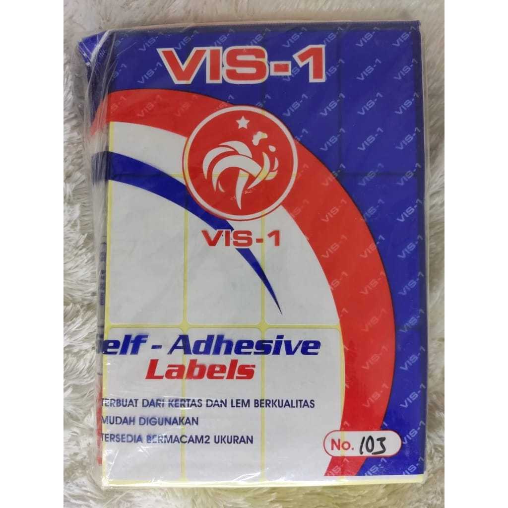 

Label Sticker Harga Vis 1 No 103 Isi 7 Lembar