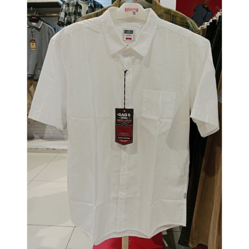 Kemeja The Gab's by Gabrielle casual original mens AABC464K1223L kemeja pendek pria kemeja pria keme