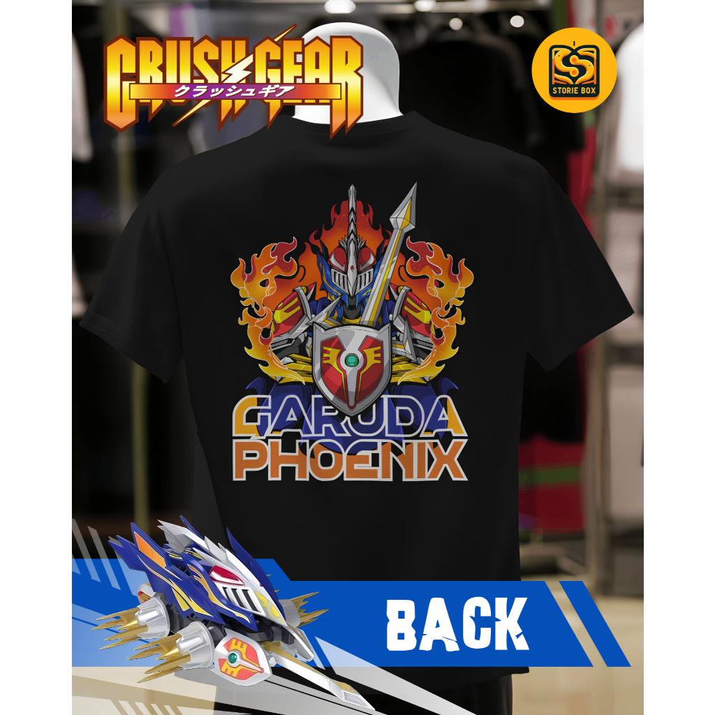 Kaos Tshirt Crush Gear GARUDA PHOENIX DTF