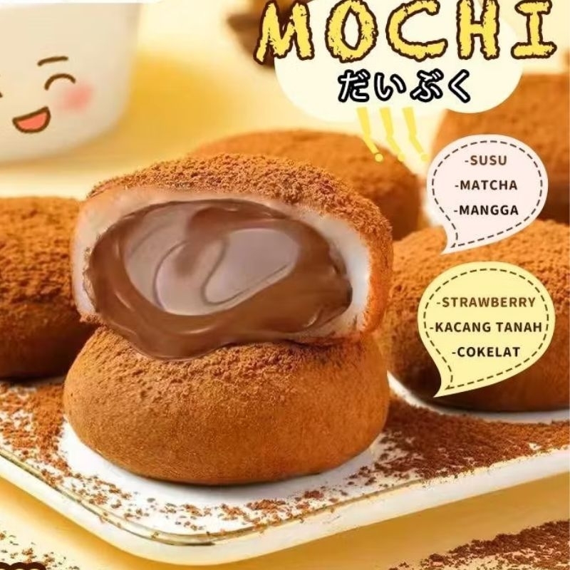 

Mochi Aneka Rasa Conley 30gr / Kue Mochi Tabur Kelapa / Mochi Viral Lembut