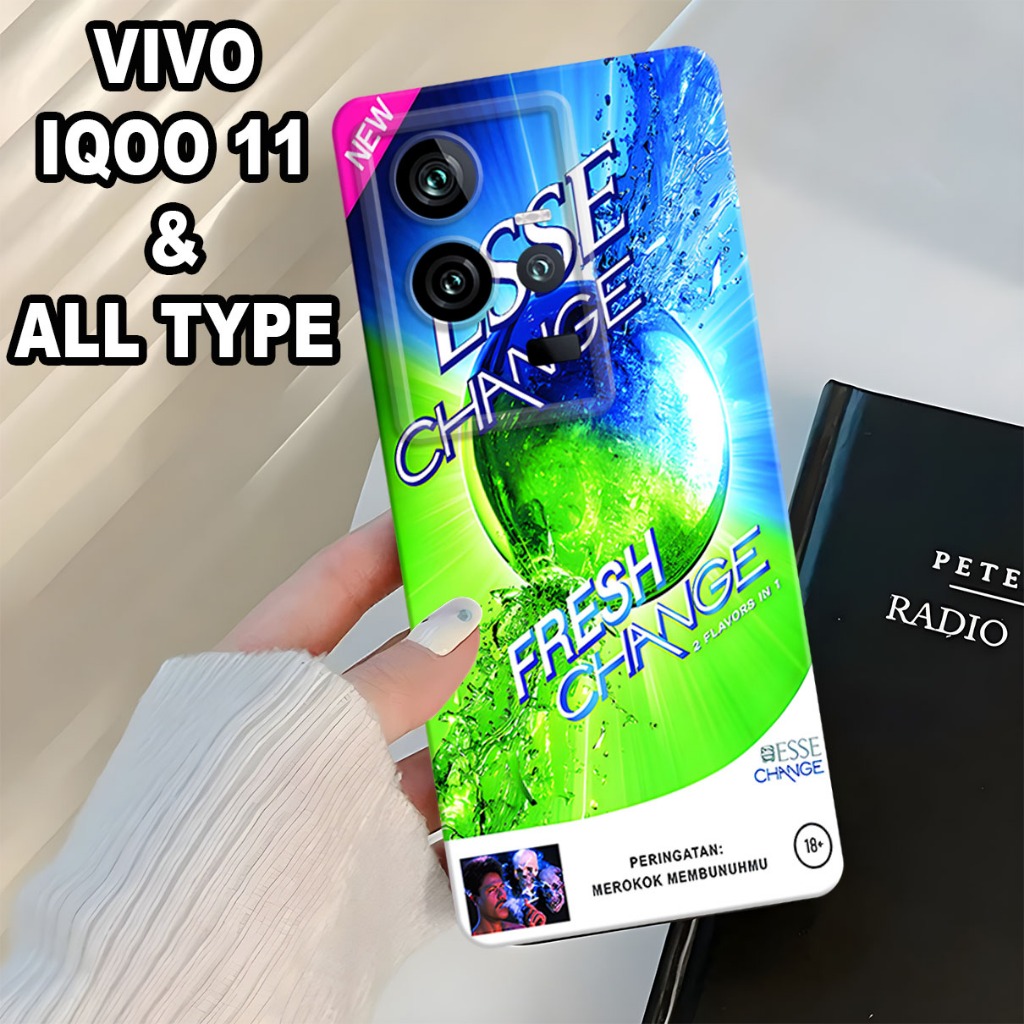 (GC36) Softcase karet Hp IQOO 11 Terbaru 2024 / Case Cowok / Case IQOO 11 Silikon Tpu Pro Camera / K