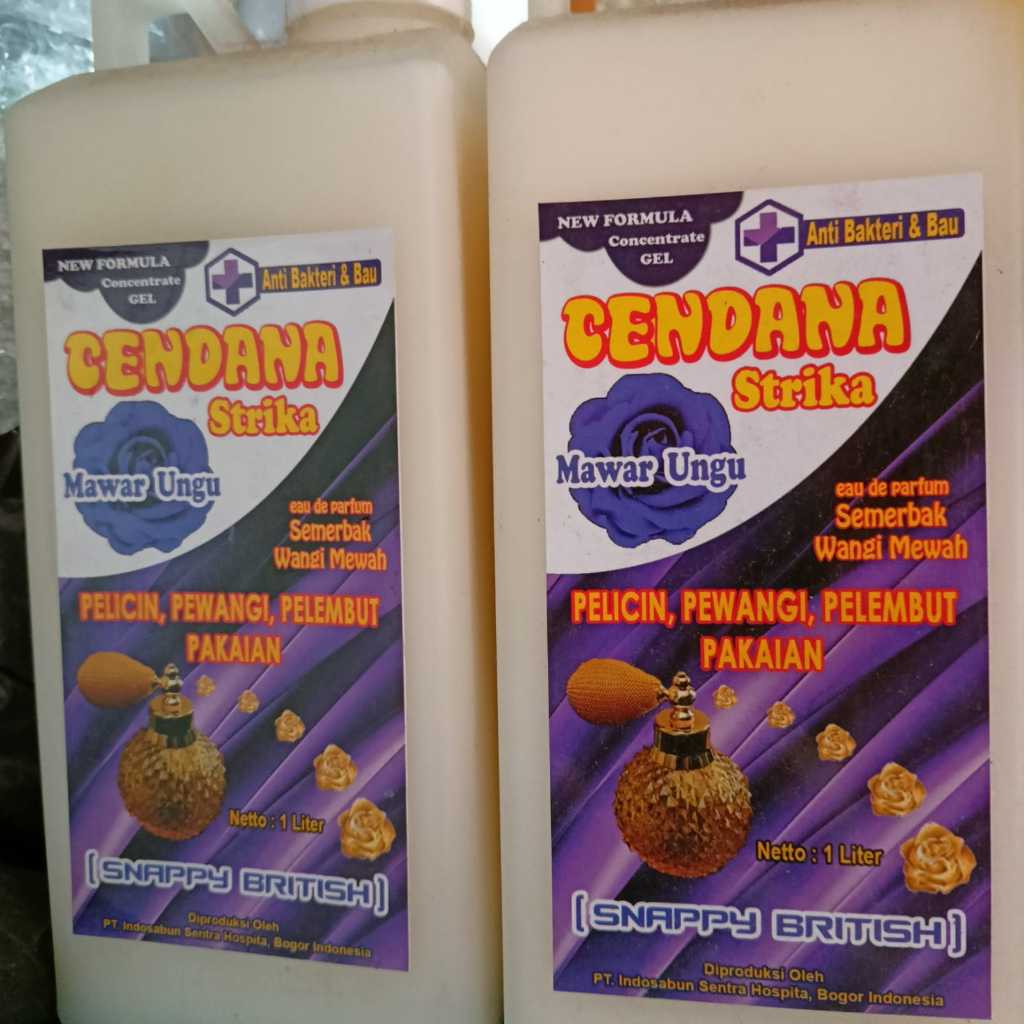 jual rugi Golden Cendana/Luxuex Setrika Pelicin, Pewangi, Pelembut pakaian 1 Liter