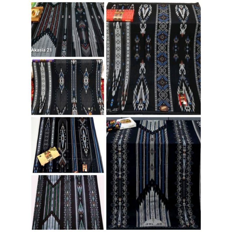 sarung atlas idaman hitam terbaru bhs motif