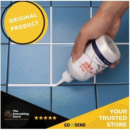 Cairan Pelapis Keramik Warna Putih / Cairan Pelapis Nat Keramik Warna Putih Isi 280 Ml Anti Gores