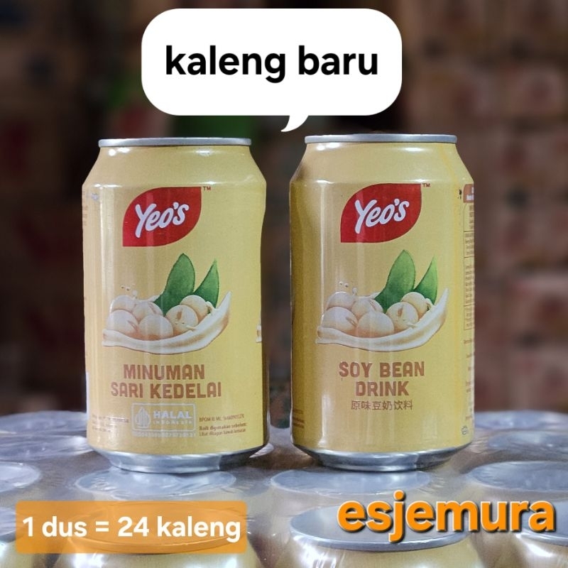 

Yeos Soy Bean / Soya Bean / Susu Kedelai per dus isi 24 kaleng