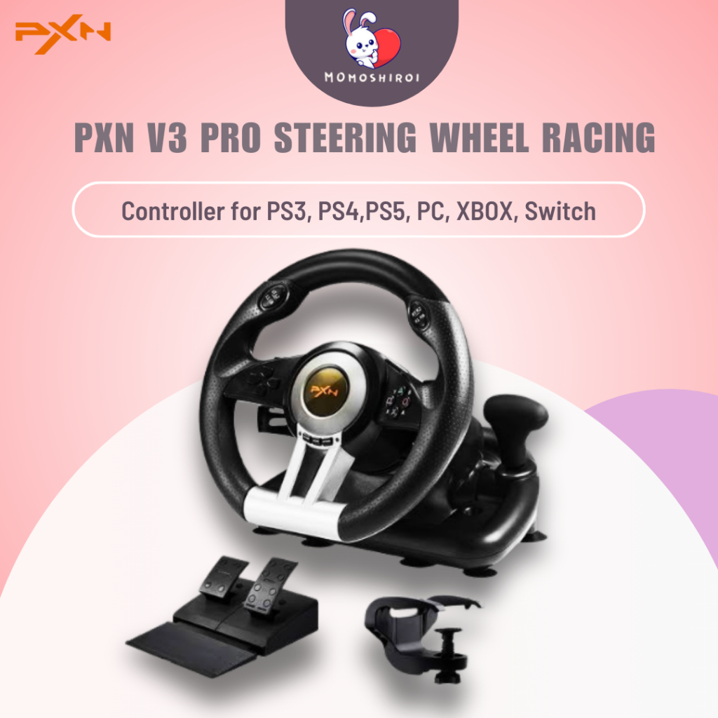 PXN V3 Pro steering Wheel Racing Stir Setir PS3 PS4 Android PC XBOX Switch Nintendo v1 v2 OLED iOS X