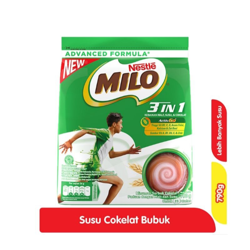 

MILO 3 in 1 ACTIV-GO 790 GRAM