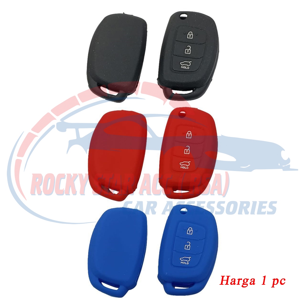 Silikon Kunci Remote Mobil Tucson 3 Tombol Flipkey