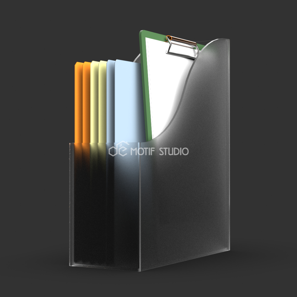 FILE STORAGE BOX CLEAR ACRYLIC DESK ORGANIZER ORGANISER TRAY RACK DOCUMENT MAGAZINE BOOK PAPER KEEPE