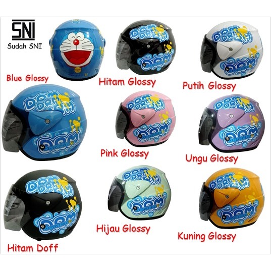 HELM REVOLUTION MOTIF // DORAEMON // BCX // DEWASA