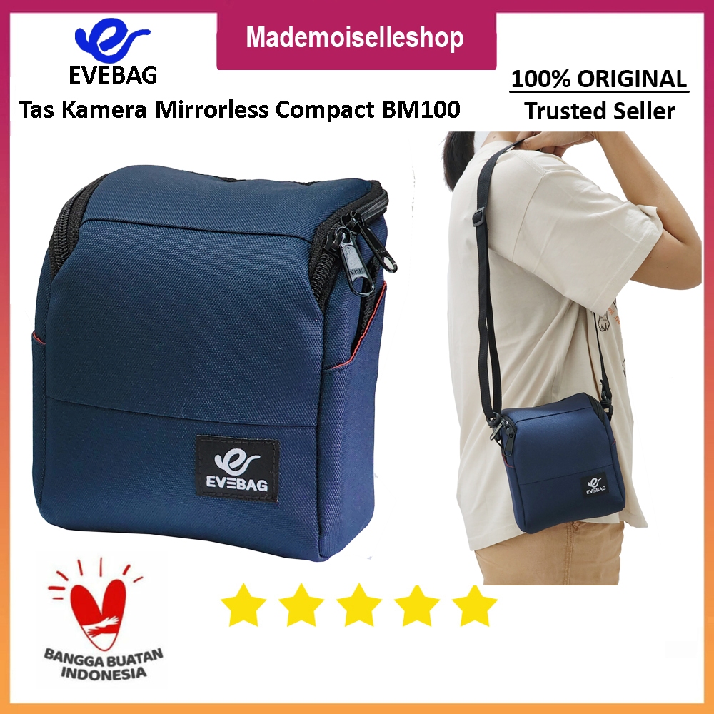 Tas Kamera Kecil Evebag BM100 Mirrorless - Prossumer - Compact for Fujifilm X100V - Canon R50 - Niko